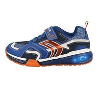 Geox Boy's J Bayonyc Boy Sneakers, Royal Orange, 9 UK Child