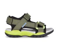 Geox Boys' J Borealis Boy E Sandals, Military Lime, 11.5 UK