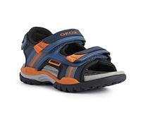 Geox Boys J Borealis Boy Sandals, Dk Avio Orange, 12.5 UK