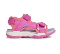 Geox Boy's J Borealis Girl A Sandal, Fuchsia Lt Coral, 7 UK Child