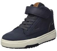 Geox J Bunshee Boy B ABX Ankle Boot, Navy Black, 1 UK