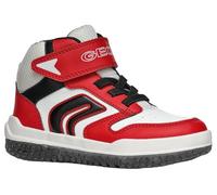Geox Boy's J Buzzerlight Boy a Sneaker, Red White B, 10 UK Child