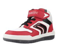 Geox Boy's J Buzzerlight Boy a Sneaker, Red White C, 10 UK Child
