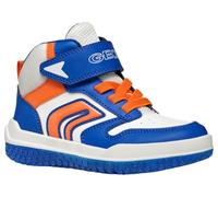 Geox Boy's J Buzzerlight Boy a Sneaker, Royal White, 0 UK
