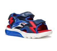 Geox Boys J Ciberdron B Sandal, Navy Red, 12.5 UK