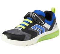 Geox Boys' J Ciberdron Boy C Trainers, Dk Grey Royal, 7 UK