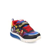 Geox Boys' J Ciberdron Boy E Trainers, Black Royal, 13 Child UK
