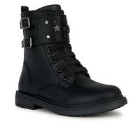 Geox Boy's J Eclair Girl Ankle Boot, Black Gun, 3.5 UK Child