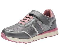 Geox Boy's J Fastics Girl B Sneaker, Grey Old Rose, 7 UK Child
