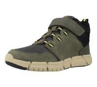 Geox Boy's J Flexyper B ABX Ankle Boot, Military Black, 2.5 UK