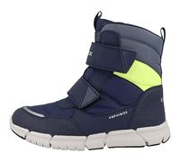 Geox Boys J Flexyper Boy Abx Ankle Boots, Navy Fluo Yellow, 5 UK Child