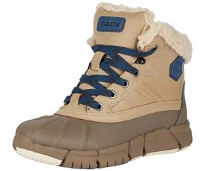 Geox Boys J Flexyper Boy B AbxAnkle Boot, Beige blue, 2.5 UK