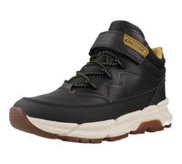Geox J Flexyper Plus Boy Ankle Boot, Black Dk Yellow, 2.5 UK