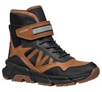 Geox Boys' J Flexyper Plus BoyAnkle Boot, Tobacco Black, 41 EU