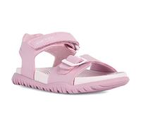 Geox Boys J Fommiex Boy Sandal, Dk Pink Lt Lilac, 5 UK