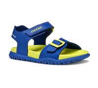 Geox Boys J Fusbetto Bo Sandal, Royal Fluo Yellow, 12.5 UK