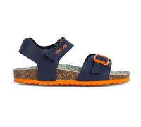 Geox Boys J Ghita Boy B Sandal, Navy Dk Orange, 11 UK