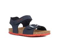 Geox Boys J Ghita Boy B Sandals, Navy Red, 2.5 UK