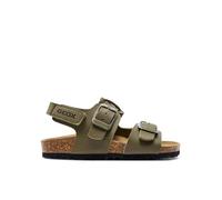 Geox J Ghita Boy Sandal, Military, 6 UK