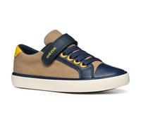 Geox J GISLI BOY B Sneaker, Camel/Navy, 1 UK
