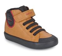 Geox Boy's J Gisli F Sneaker, Dk Yellow Black, 11.5