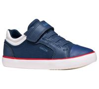 Geox Boy's J Gisli Sneaker, Navy-White, 1 UK
