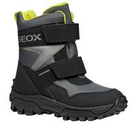 Geox Boys J Himalaya Boy B AbxSnow Boot, Dk Grey Lime, 37 EU