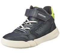 Geox Boy's J Hyroo Sneaker, Navy Lime, 1