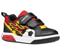 Geox Boy's J Inek B Sneaker, Black Yellow, 1.5 UK