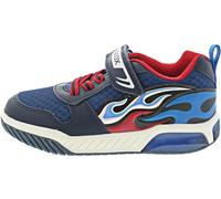 Geox Boys' J Inek Boy C Trainers, Navy Lt Blue, 11 UK