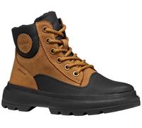 Geox Boys' J Kiddartah Boy Wpf Ankle Boot, Lt brown black, 2.5 UK