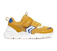 Geox Boys' J Loftus Boy Trainers, Ochre White, 8.5 UK