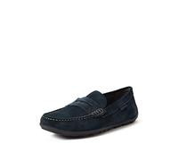 Geox Boys J New Fast Boy Moccasins, Navy, 4 UK Child