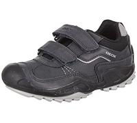 Geox Boys J New Savage Boy Shoes, Navy Grey, 7 UK