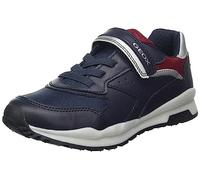 Geox Boys' J Pavel A Trainers, Navy Dk Red, 11.5 UK