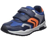 Geox Boys' J Pavel A Trainers, Navy Orange, 1.5 UK