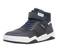 Geox J Perth BOY F Sneaker, Navy Lt Grey, 1 UK