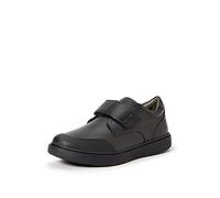 Boy's GEOX J RIDDOCK BOY Kids Leather Shoes Black - Size: UK 10 / eur 28