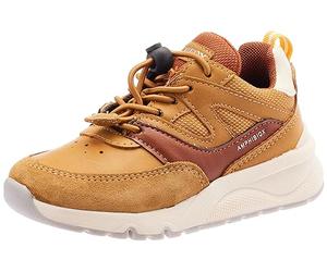 Geox Boys J Rooner Boy B ABX A Trainers, Dk Yellow Brown, 11.5 UK