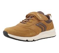 Geox Boys J Rooner Boy D Sneaker, Brown, 0 UK