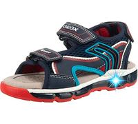 Geox Boy's J Sandal Android, Navy red, 31 EU