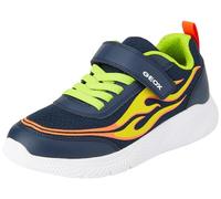 Geox Boys' J Sprintye Boy B Trainers, Navy Lime, 24 EU