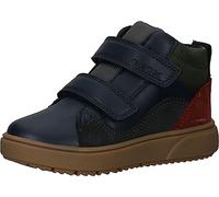 Geox Boys J Theleven Boy B Abx Trainers, Navy Dark Grey, 10 UK