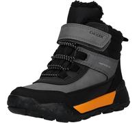 Geox Boys' J Trekkyup Boy B ABX Ankle Boot, Grey/orange, 2.5 UK
