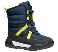 Geox Boys J Trekkyup Boy B ABX Snow Boot, Navy lime, 11 UK