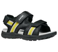 Geox Boy's J Vaniett B Sandal, Black Yellow, 12.5 UK