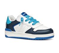 Geox Boys J Washiba Boy B Sneaker, White Azure, 11 UK Child