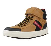 Geox J Weemble Boy A Sneaker, Dk Yellow Black, 6 UK