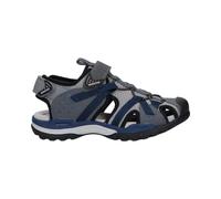 Geox Boy's J920RB0CE14C0739 J Borealis Boy B Fisherman Sandal, DK GREY/NAVY, 8.5 UK