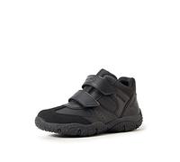 Geox Boy's Jr Baltic Boy B Abx Shoes, Black, 1 UK Child